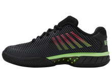 Load image into Gallery viewer, K-Swiss Men's Hypercourt Express 2 All Court (Black/Soft Neon/Lava)