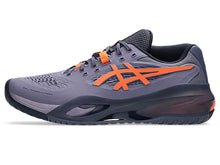 Load image into Gallery viewer, Asics Men's Gel Resolution X Hard Court WIDE 2E (Greyish Purple/Nova Orange)