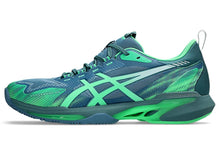 Load image into Gallery viewer, Asics Men's SonicSmash FF Padel Shoe (Blue/Green)
