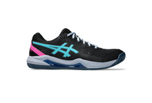 Load image into Gallery viewer, Asics Men's Gel Dedicate Padel Clay (Black/Energy Aqua)