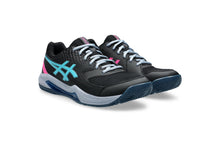 Load image into Gallery viewer, Asics Men's Gel Dedicate Padel Clay (Black/Energy Aqua)