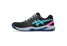 Load image into Gallery viewer, Asics Men's Gel Dedicate Padel Clay (Black/Energy Aqua)