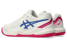 Load image into Gallery viewer, Asics Junior Gel-Dedicate 8GS (Cream/Dark Cobalt)