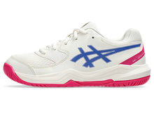 Load image into Gallery viewer, Asics Junior Gel-Dedicate 8GS (Cream/Dark Cobalt)
