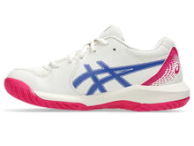 Load image into Gallery viewer, Asics Junior Gel-Dedicate 8GS (Cream/Dark Cobalt)