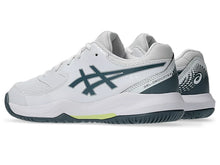Load image into Gallery viewer, Asics Junior Gel-Dedicate 8GS (White/Ironclad)