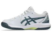 Load image into Gallery viewer, Asics Junior Gel-Dedicate 8GS (White/Ironclad)