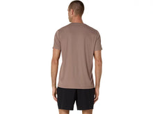 Load image into Gallery viewer, Asics Men's Court Graphic Tee (Taupe Grey/ Saxon Green)