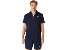 Load image into Gallery viewer, Asics Men's Court Polo (Navy)