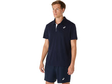 Load image into Gallery viewer, Asics Men's Court Polo (Navy)