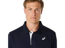 Load image into Gallery viewer, Asics Men's Court Polo (Navy)