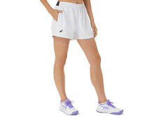 Load image into Gallery viewer, Asics Women's Court Tennis SHORT (Brilliant White)