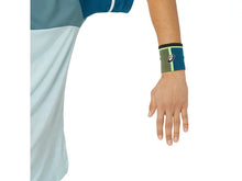 Load image into Gallery viewer, Asics Graphic Wristband Small (Cedar Green) 1 pack
