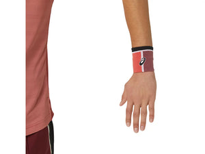 Asics Graphic Wristband Small (Red Snapper) 1 pack