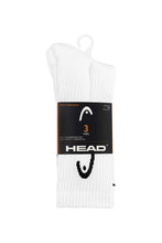 Load image into Gallery viewer, Head Half Cushion Crew Sock (3 pair) White