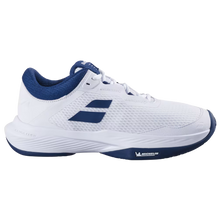Load image into Gallery viewer, BABOLAT Men's SFX 4 Wide All Court (White/Estate Blue)