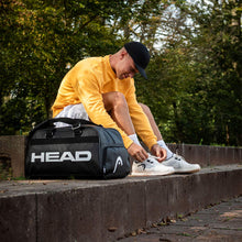 Load image into Gallery viewer, Head Tour Court Duffle Bag 40L (Black/White)