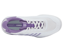 Load image into Gallery viewer, K-Swiss Women's Hypercourt Express 3 Clay Court (White/Purple)
