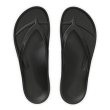 Load image into Gallery viewer, Lightfeet Arch Support Thongs (Black)