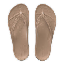 Load image into Gallery viewer, Lightfeet Arch Support Thongs (Latte)