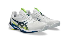 Load image into Gallery viewer, Asics Men's Solution Speed FF 3 Clay Court (White/Mako Blue)