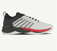 Load image into Gallery viewer, K-Swiss Men's Hypercourt Supreme 2 HB Clay Court (Bright White/Stretch Limo/Red)