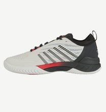 Load image into Gallery viewer, K-Swiss Men's Hypercourt Supreme 2 HB Clay Court (Bright White/Stretch Limo/Red)