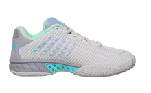 Load image into Gallery viewer, K-Swiss Women's Hypercourt Express 2 All Court (Cloud/Grey/Purple)