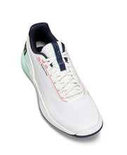 Load image into Gallery viewer, Wilson Men's Rush Pro 5.0 All Court (White/Bay/Fiery Coral)