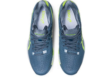 Load image into Gallery viewer, Asics Men&#39;s Solution Speed FF 2 Clay Court (Steel Blue/Hazard Green)
