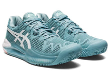 Load image into Gallery viewer, Asics Women&#39;s Gel Resolution 8 Clay (Smoke Blue/White)
