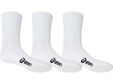 Load image into Gallery viewer, Asics Pace Crew Sock White (3 pair)
