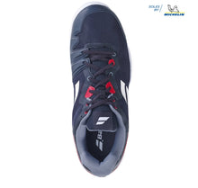 Load image into Gallery viewer, BABOLAT Men's SFX3 All Court (Black/Poppy) Wide