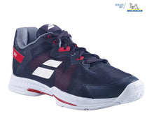 Load image into Gallery viewer, BABOLAT Men's SFX3 All Court (Black/Poppy) Wide