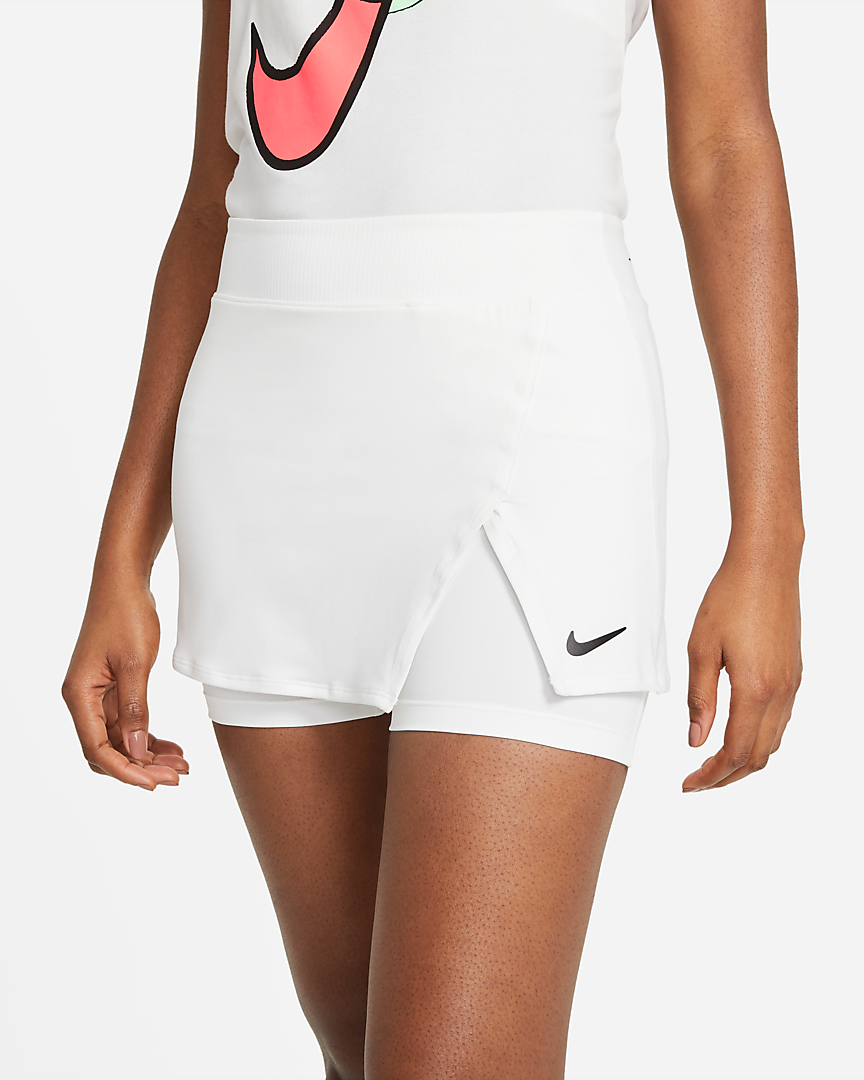 Nike womens best sale white tennis skirt