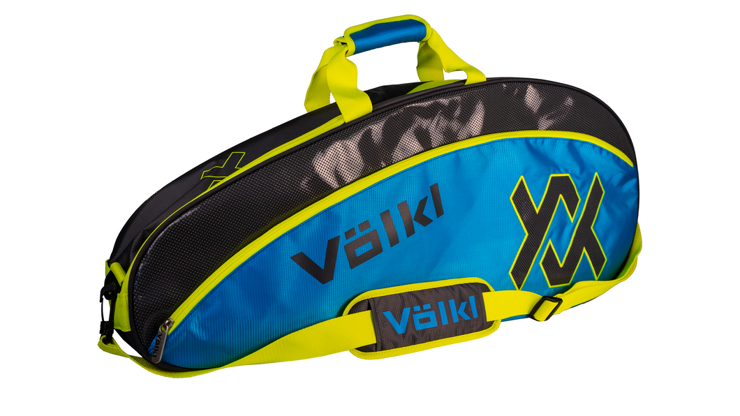 Volkl Tour Combi 6-9R Bag Charcoal/Neon Blue/Neon Yellow