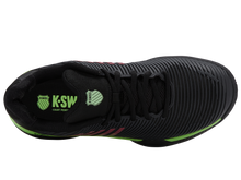 Load image into Gallery viewer, K-Swiss Men&#39;s Hypercourt Express 2 All Court (Black/Soft Neon/Lava)
