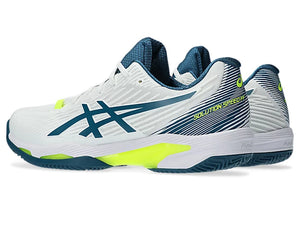 Asics Men's Solution Speed FF 2 Clay Court (White/Restful Teal)