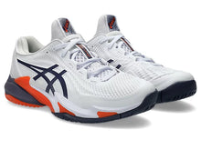 Load image into Gallery viewer, Asics Men&#39;s Court FF3 HC (White/Grey/Purple)
