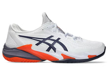 Load image into Gallery viewer, Asics Men&#39;s Court FF3 HC (White/Grey/Purple)
