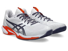 Load image into Gallery viewer, Asics Men&#39;s Solution Speed FF 3 Clay Court (White/Greyish Purple)
