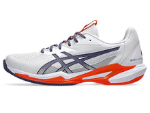 Load image into Gallery viewer, Asics Men&#39;s Solution Speed FF 3 Clay Court (White/Greyish Purple)
