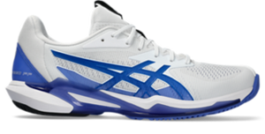 Asics Men's Solution Speed FF 3 HardCourt (White/Tuna Blue)