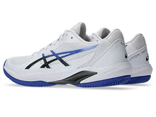 Load image into Gallery viewer, Asics Men&#39;s Solution Swift FF2 Clay Court (White/Dark Cobalt)
