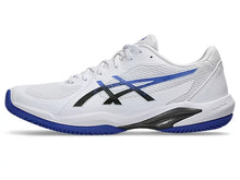 Load image into Gallery viewer, Asics Men&#39;s Solution Swift FF2 Clay Court (White/Dark Cobalt)
