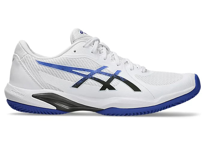 Asics Men's Solution Swift FF2 Clay Court (White/Dark Cobalt)