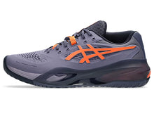 Load image into Gallery viewer, Asics Men&#39;s Gel Resolution X Hard Court WIDE 2E (Greyish Purple/Nova Orange)
