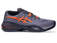 Load image into Gallery viewer, Asics Men&#39;s Gel Resolution X Hard Court WIDE 2E (Greyish Purple/Nova Orange)
