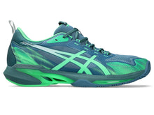 Load image into Gallery viewer, Asics Men's SonicSmash FF Padel Shoe (Blue/Green)
