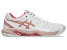 Load image into Gallery viewer, Asics Women's Gel-Dedicate 8 Hard Court (White/Rose Rouge)
